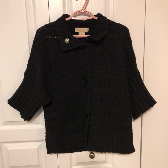 Michael Kors Sweaters - MICHAEL KORS Cable knit button up sweater